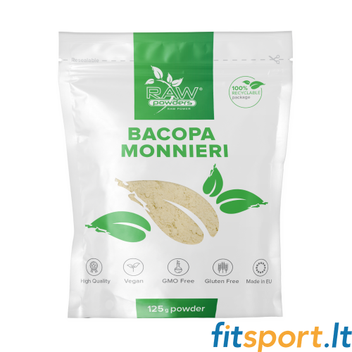 Raw Powders Bacopa monnieri pulveris (125 g) 